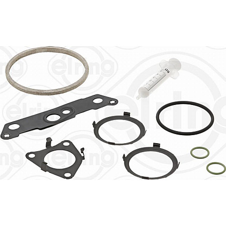 Set montaj. turbocompresor Set de asamblare turbocompresor cu garnituri se potriveste. AUDI A4 ALLROAD B9 A4 B9 A5 A6 ALLROAD C7 AUDI Q8 (4MN), Crossover, 02.2018 - Elring 793.380