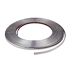 Banda ornament crom adeziva 4Cars - 8m x 9mm