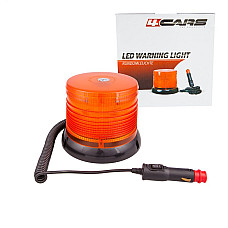 Girofar stroboscopic galben cu magnet, 100 Led 12/24V