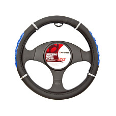 Manson volan Sport -  37-39cm - Negru/Albastru