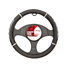 Manson volan Sport -  37-39cm - Negru/Gri