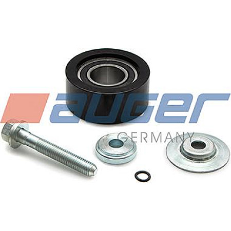 Rola intinzator.curea transmisie Scripete din poli cu curea in V MERCEDES ATEGO ATEGO 2 AXOR AXOR 2 CONECTO O 345 MERCEDES-BENZ ZETROS, Cadru de sprijin, 09.2008 - Auger 76302