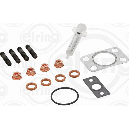 Set montaj. turbocompresor Set de asamblare turbocompresor cu garnituri se potriveste. VOLVO C30 S40 II S80 II V50 V70 III CITRO PEUGEOT 207 SW (WK_), Estate Van, 08.2007 - 12.2012 Elring 714.600
