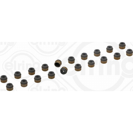 Set garnituri. ax supape Valve stem gasket-seal set BMW 5 E60 5 E61 6 E63 6 E64 5.0 09.04-12.10 BMW 6 - II (E64), Sabrioleta, 03.2004 - 12.2010 Elring 714.190