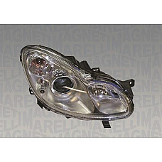 Far Lampa frontala Dreapta halogen H7-H7-PY21W-W5W electric cu motor culoare insert. cromat se potriveste. SMART FORTWO SMART FORTWO (451), Compartiment, 01.2007 - Magneti Marelli 710301229202