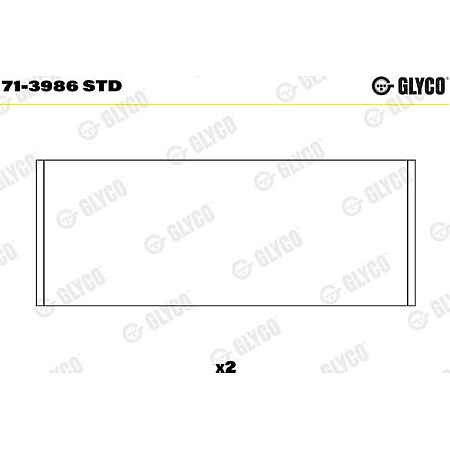 Cuzineti biela Set portant biela STD set pentru o biela se potriveste. CITROEN C1 C2 C2 ENTERPRISE C3 I C3 II C3 PLURIEL DS3 NE CITROEN C3 Pluriel (HB_), Sabrioleta, 05.2003 - Glyco 71-3986 STD