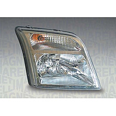 Far Lampa frontala Stanga halogen H4-PY21W-W5W electric cu motor culoare insert. cromat se potriveste. FORD TOURNEO CONNECT TRAN FORD TRANSIT CONNECT (P65_, P70_, P80_), Van, 06.2002 - Magneti Marelli 712391401110