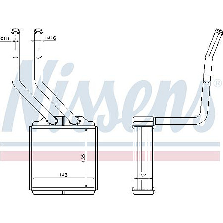 Schimbator caldura. incalzire habitaclu Heater FORD TRANSIT TRANSIT TOURNEO 2.0D-3.2D 01.00-12.14 FORD TRANSIT TOURNEO (FC_), Autobuz, 06.2000 - 03.2006 Nissens 71776