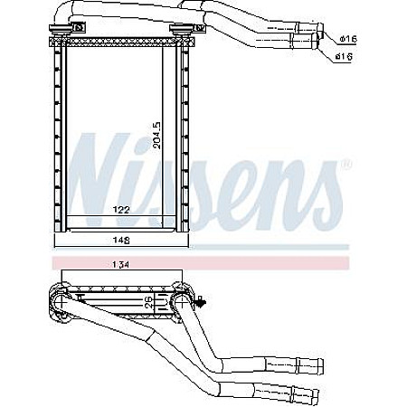 Schimbator caldura. incalzire habitaclu Heater FIAT SEDICI SUZUKI SWIFT III SWIFT IV SX4 1.2-2.0D 02.05- SUZUKI SX4 (EY, GY), Hatchback, 06.2006 - Nissens 73991