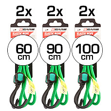 Cordon cauciucat premium 6buc - 60/90/100cm