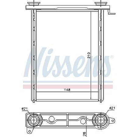 Schimbator caldura. incalzire habitaclu Heater FIAT TALENTO NISSAN NV300 OPEL VIVARO B RENAULT FLUENCE GRAND SCENIC III ME RENAULT MEGANE III (BZ_), Hatchback Van, 11.2008 - 08.2015 Nissens 73343