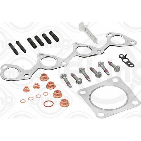 Set montaj. turbocompresor Turbocharger assembly kit with gaskets FORD FOCUS I TOURNEO CONNECT TRANSIT CONNECT 1.8D 08.98- FORD FOCUS Turnier (DNW), Turism, 02.1999 - 12.2007 Elring 733.870