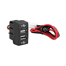 Priza dubla USB incorporabila 12/24V camion - Mercedes