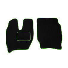 Covoras de podea F CORE se potriveste IVECO cantitate in set 2 szt material velours culoare verde MT11 GREEN