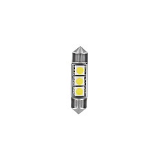 Bec Hyper-Led9 - 3SMD 24/28V sofit 10x36mm soclu SV8,5-8 2buc - Alb