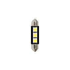 Bec Hyper-Led9 - 3SMD 24/28V sofit 10x39mm soclu SV8,5-8 2buc - Alb