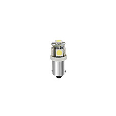 Bec Hyper-Led15 - 5SMD 24/28V T4W soclu metal BA9s 2buc - Alb