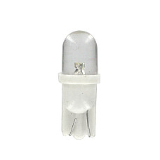 Bec tip LED 24V poz semn bord soclu pl W5W W2,1x9,5d 2buc - Alb
