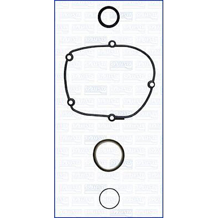 Set garnituri. carcasa distributie Timing system gasket set AUDI A3 A4 ALLROAD B8 A4 B8 A5 A6 C7 A8 D4 Q3 Q5 TT SEAT ALHAM VW PASSAT Variant VI (3C5), Turism, 08.2005 - 11.2011 Ajusa 77006600