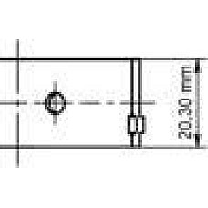 Cuzineti biela 025 DAEWOO EVANDA LEGANZA NUBIRA TACUMA - REZZO LADA 110 OPEL ASCONA C ASTRA F OPEL ASCONA C (J82), Sedan, 09.1981 - 10.1988 Kolbenschmidt 77268610