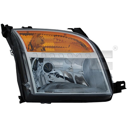 Far Lampa frontala Dreapta H4 electric cu motor culoare insert: cromat culoare semnalizator: portocaliu FORD FUSION -12.12 TYC TYC 20-12183-06-2