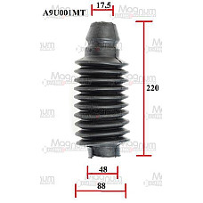 Capac protectie/Burduf amortizor telescop MITSUBISHI LANCER VI CJ-CP Producator MAGNUM TECHNOLOGY A9U001MT