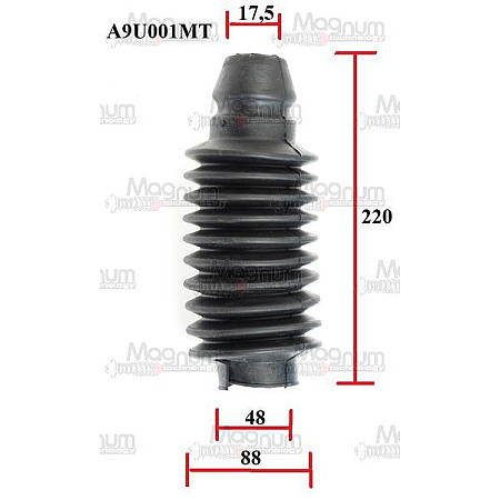 Capac protectie/Burduf amortizor telescop HYUNDAI LANTRA I J-1 Producator MAGNUM TECHNOLOGY A9U001MT