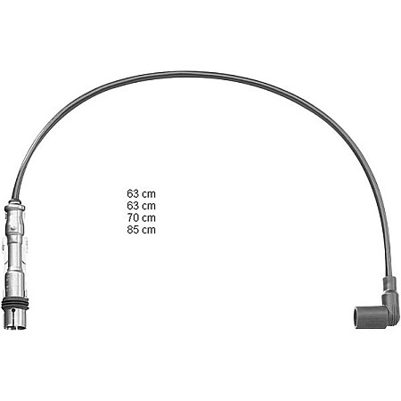 Set cablaj aprinder VW POLO 6N2 Producator BERU ZEF1255