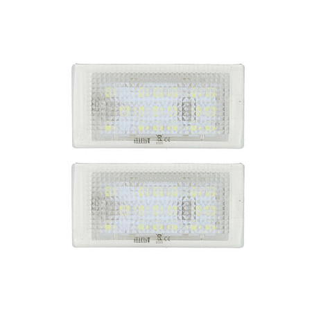 Elemente iluminare Licence plate lamp LED ligght colour: white set 12V with road approval BMW 3 E46 12.98-12.07 M-TECH CLP005