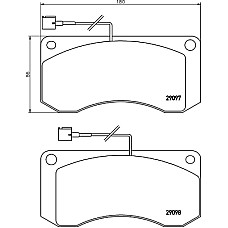 Set placute de frana Fata RVI MIDLINER 6.2D 05.89-01.00 TEXTAR 29097 205 0 5 T3018