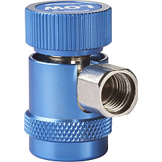 Unelte pentru intretinerea sistemului de  A/C ERRECOM cupla service LP filet interior M14x15 cupla rapida albastru  pt aparat AC ERRECOM ER RA1056.01