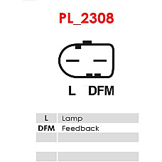 Regulator, alternator MINI Cooper I (R52), Sabrioleta, 04.2004 - 07.2008 AS-PL ARE0058