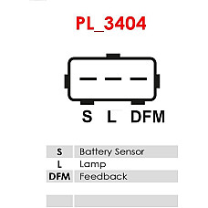 Regulator, alternator BMW 3 - IV (E46), Compartiment, 12.1998 - 07.2006 AS-PL ARE0010