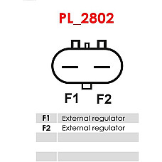 Regulator, alternator AS-PL ARE6134S