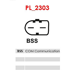 Regulator, alternator BMW 3 - V (E92), Compartiment, 01.2005 - 12.2013 AS-PL ARE0078