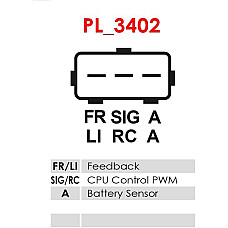 Regulator, alternator AS-PL ARE9026S