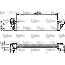 Intercooler compresor RENAULT LAGUNA II Grandtour KG0/1 Producator VALEO 817828