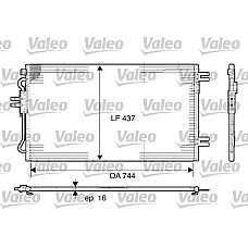 Radiator clima aer conditionat CHRYSLER GRAND VOYAGER / VOYAGER IV RG RS Producator VALEO 817739