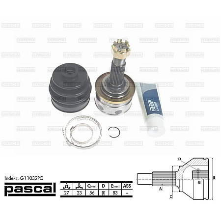 Set articulatie planetara NISSAN PRIMERA Hatchback P10 Producator PASCAL G11032PC