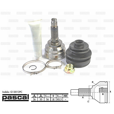 Set articulatie planetara MAZDA 323 C V BA Producator PASCAL G13012PC