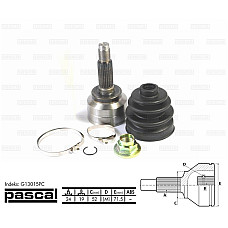 Set articulatie planetara KIA PRIDE DA Producator PASCAL G13015PC