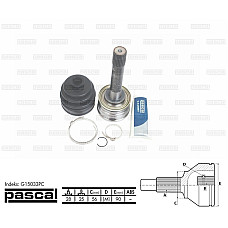 Set articulatie planetara MITSUBISHI PAJERO I L04G L14G Producator PASCAL G15033PC