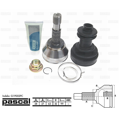 Articulatie planetara FIAT DUCATO Panorama 290 Producator PASCAL G1P002PC