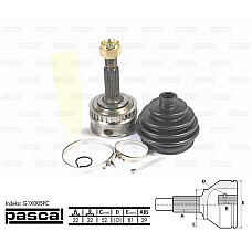 Set articulatie planetara OPEL KADETT E hatchback 33 34 43 44 Producator PASCAL G1X005PC