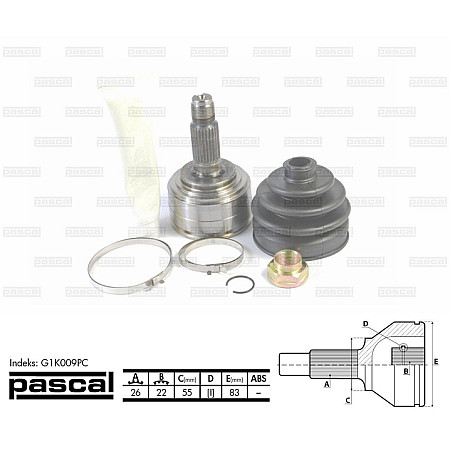 Set articulatie planetara Producator PASCAL G1K009PC