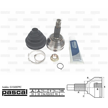 Set articulatie planetara FORD ESCORT VII kombi GAL ANL Producator PASCAL G1G007PC
