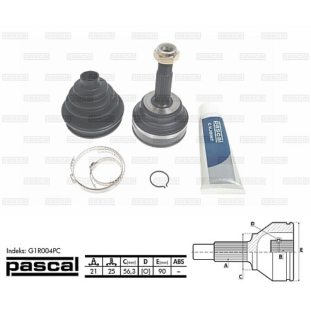 Set articulatie planetara RENAULT CLIO I B/C57 5/357 Producator PASCAL G1R004PC