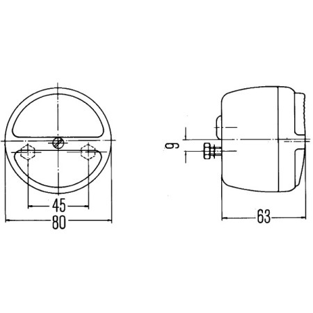 Stop spate Rear lamp L/R K 10W/K 18W 12V with indicator with stop light parking light HELLA 2SB003 018-031