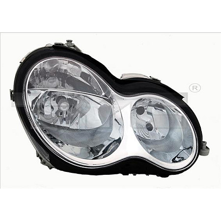 Far Lampa frontala Dreapta H7/H7 pneumatic culoare insert: cromat MERCEDES C W203 C T-MODEL S203 TYC TYC 20-0569-05-2