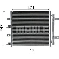 Condensator, climatizare JAGUAR XF SPORTBRAKE (X250), Turism, 09.2012 - 12.2015 MAHLE AC 481 000S
